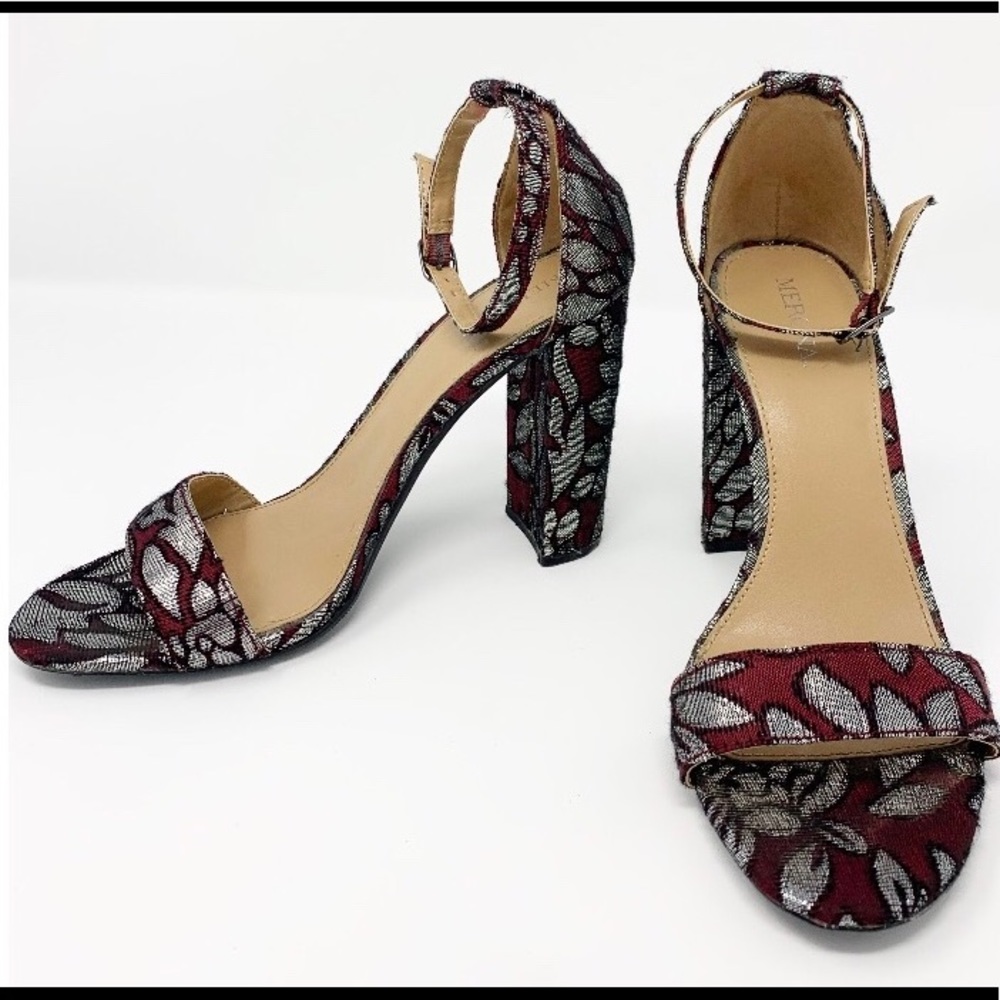 Burgundy High Heels